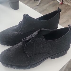 Zara Charcoal Lace-Up Mules